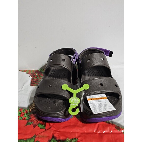Crocs Hiker Xscape Sandal Espresso Neon Purple  Unsiex Casual Men\'s 8  Woman 10 main image 8